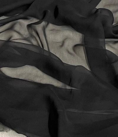 Silk Chiffon - Jet Black