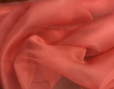 Silk Organza wide- Strawberry Pink