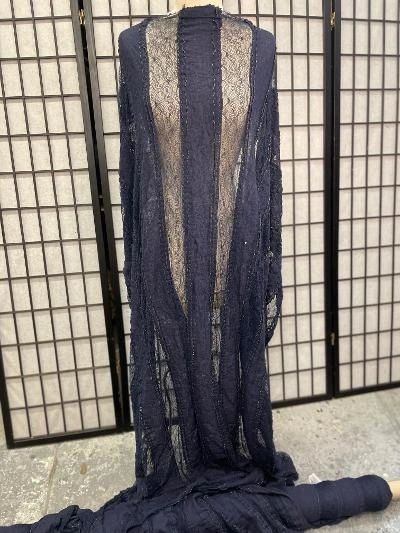 Stretch Lace- Navy