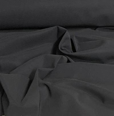 Poly Jersey Fused - Jet Black