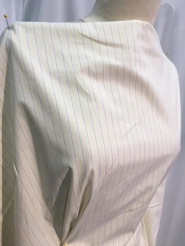 Stripe cotton- White/Yellow/Black