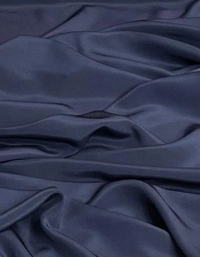 Silk Crepe De Chine - Navy