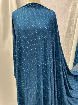 ITY Celestial Blue & Off-White Polka Dot Print