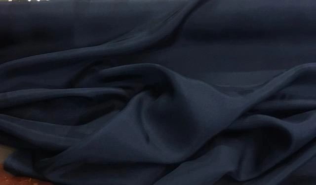 Silk Habotai lining 56 Inch- Navy
