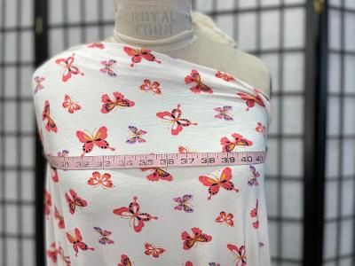 Pink Butterfly Print ITY