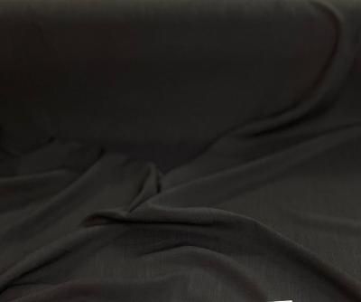 Woven Viscose- Jet Black