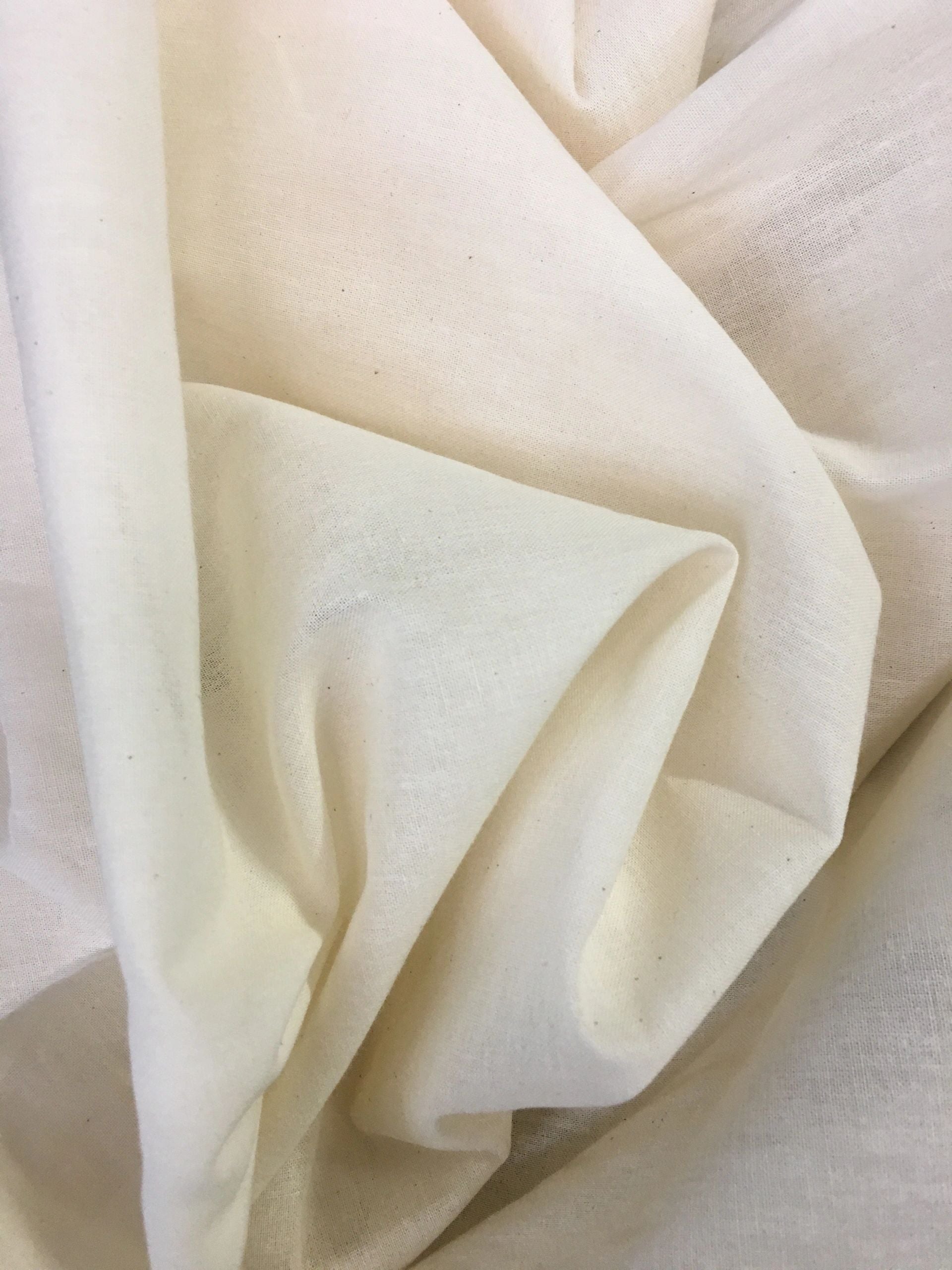 100 Yard Muslin Natural Fabric 100% Cotton Fabric, 60 Inches Wide - Sold by  The Roll (100 Yards)