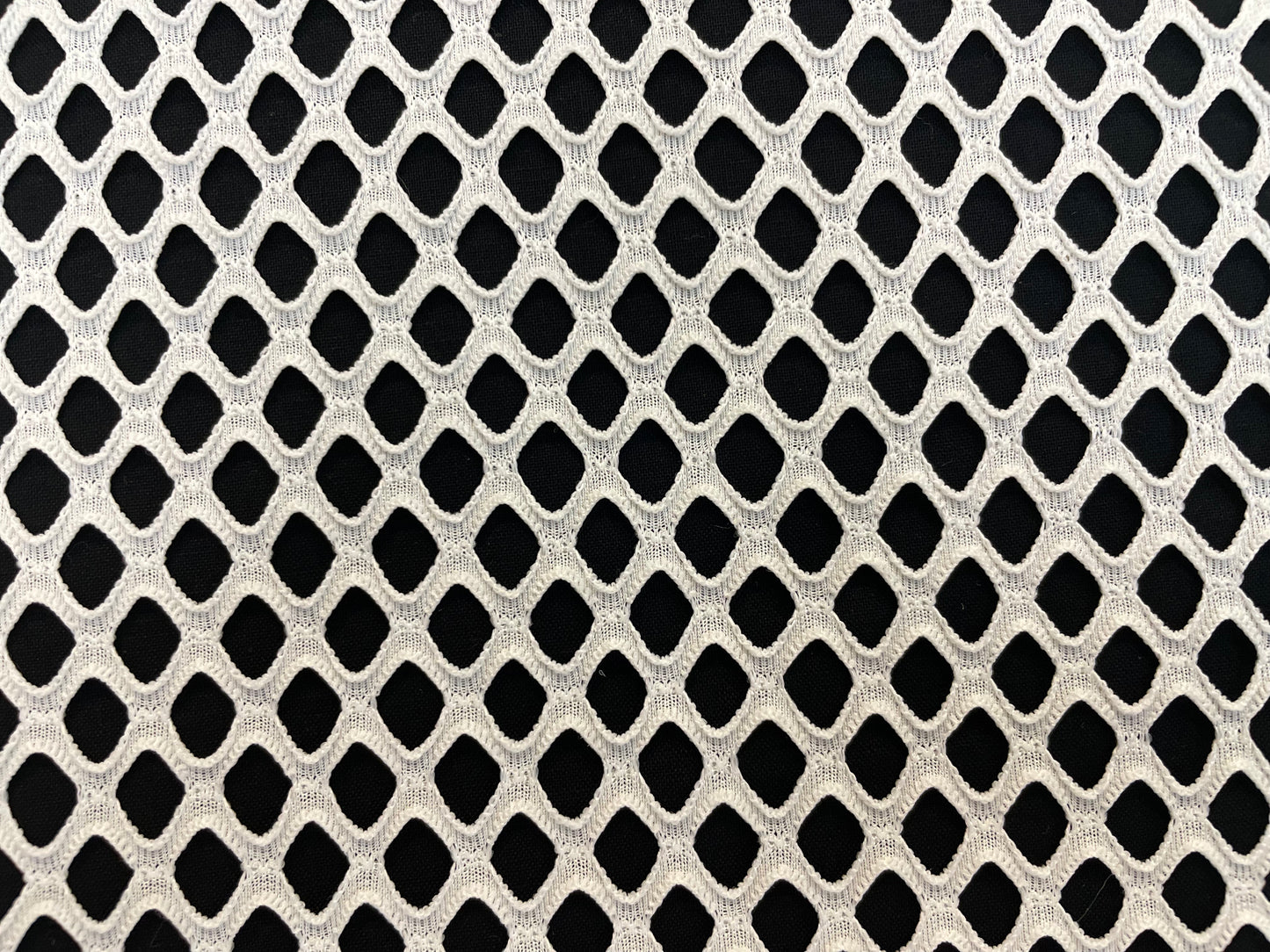 White Stretch Mesh - Fishnet