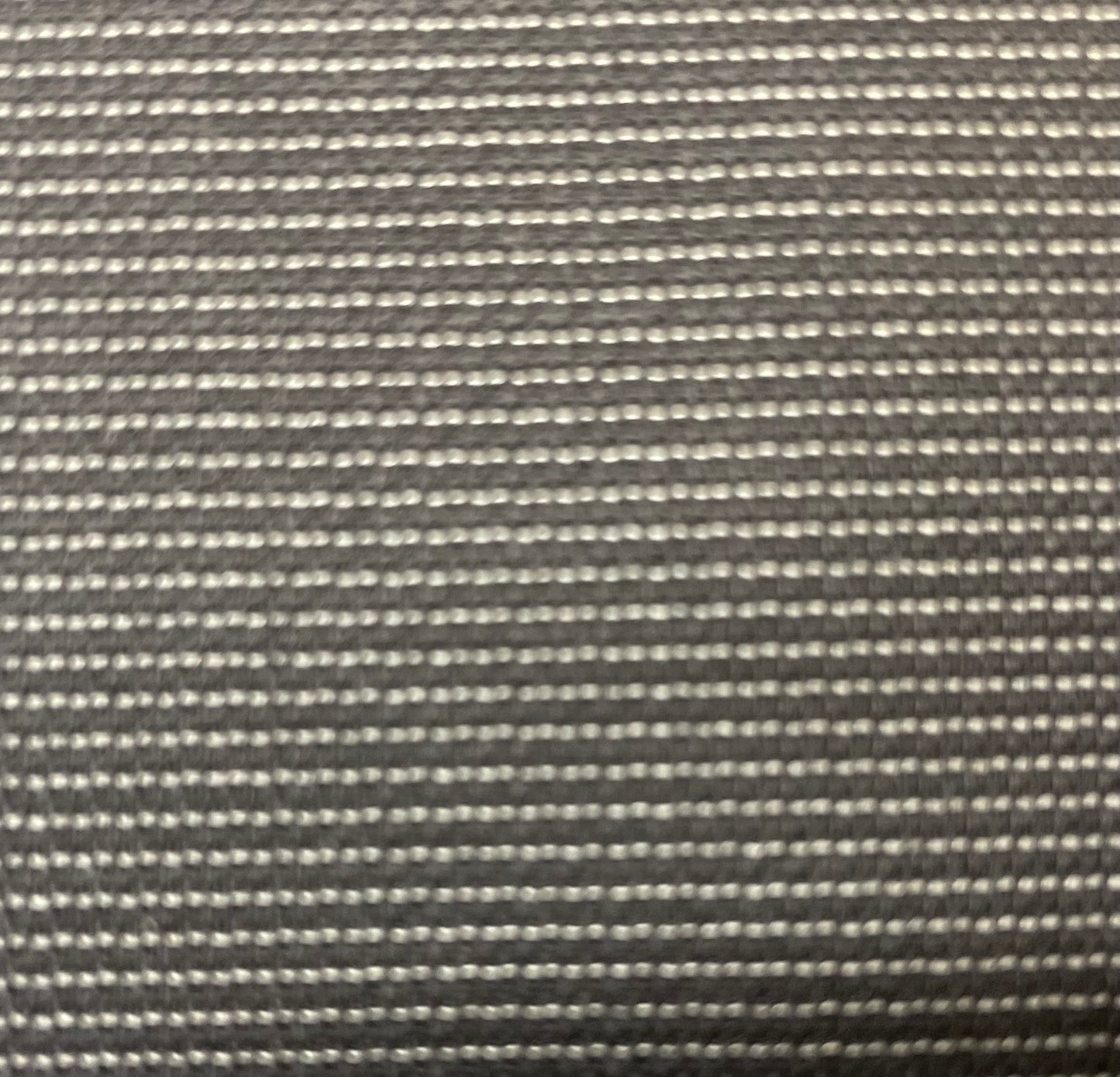 Italian Fine Pin Stripe Tropical 100% Wool Suiting - Charcoal / Off White