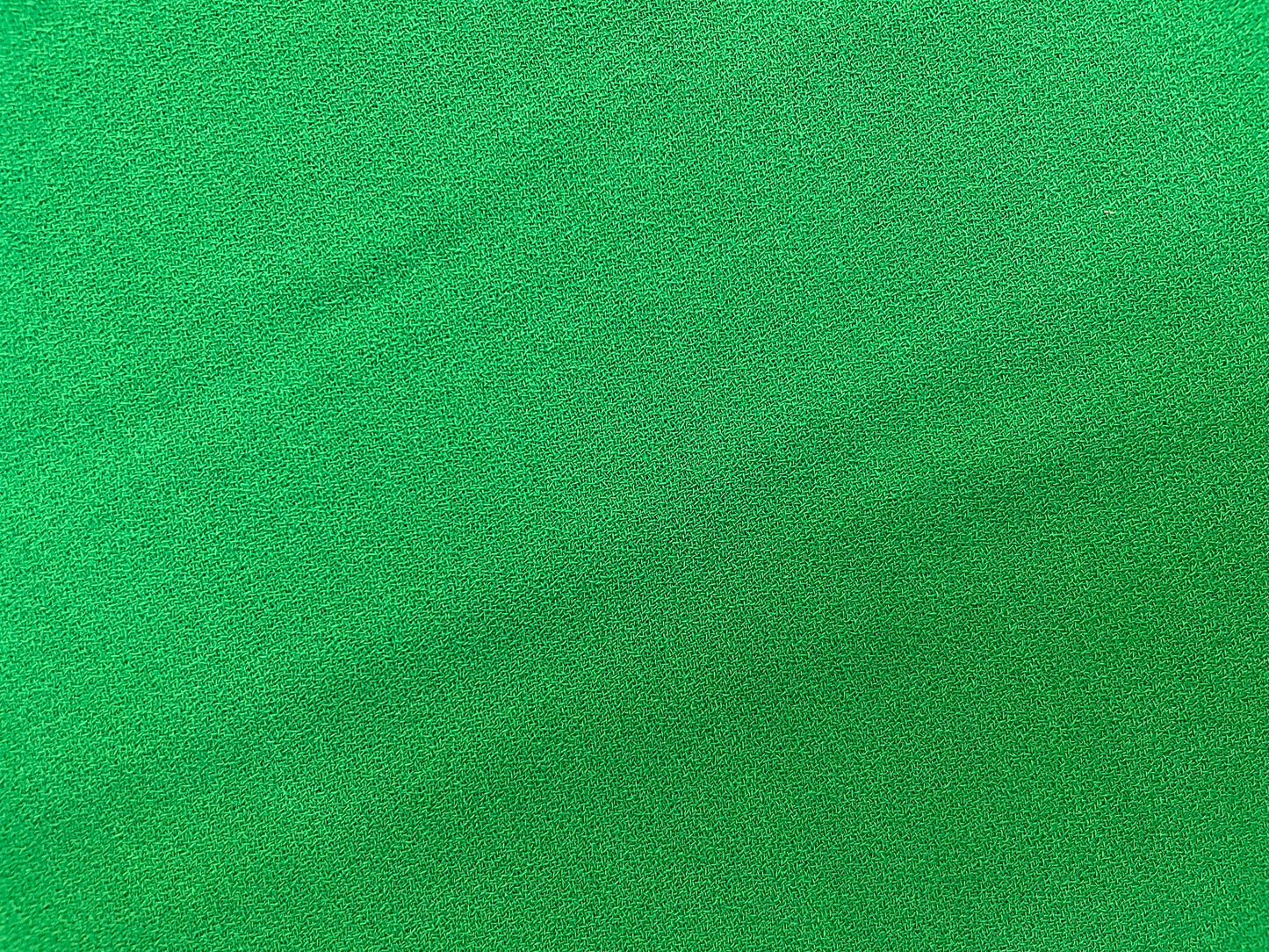 Italian Designer Textured Virgin Wool Crepe - Renewal Green
