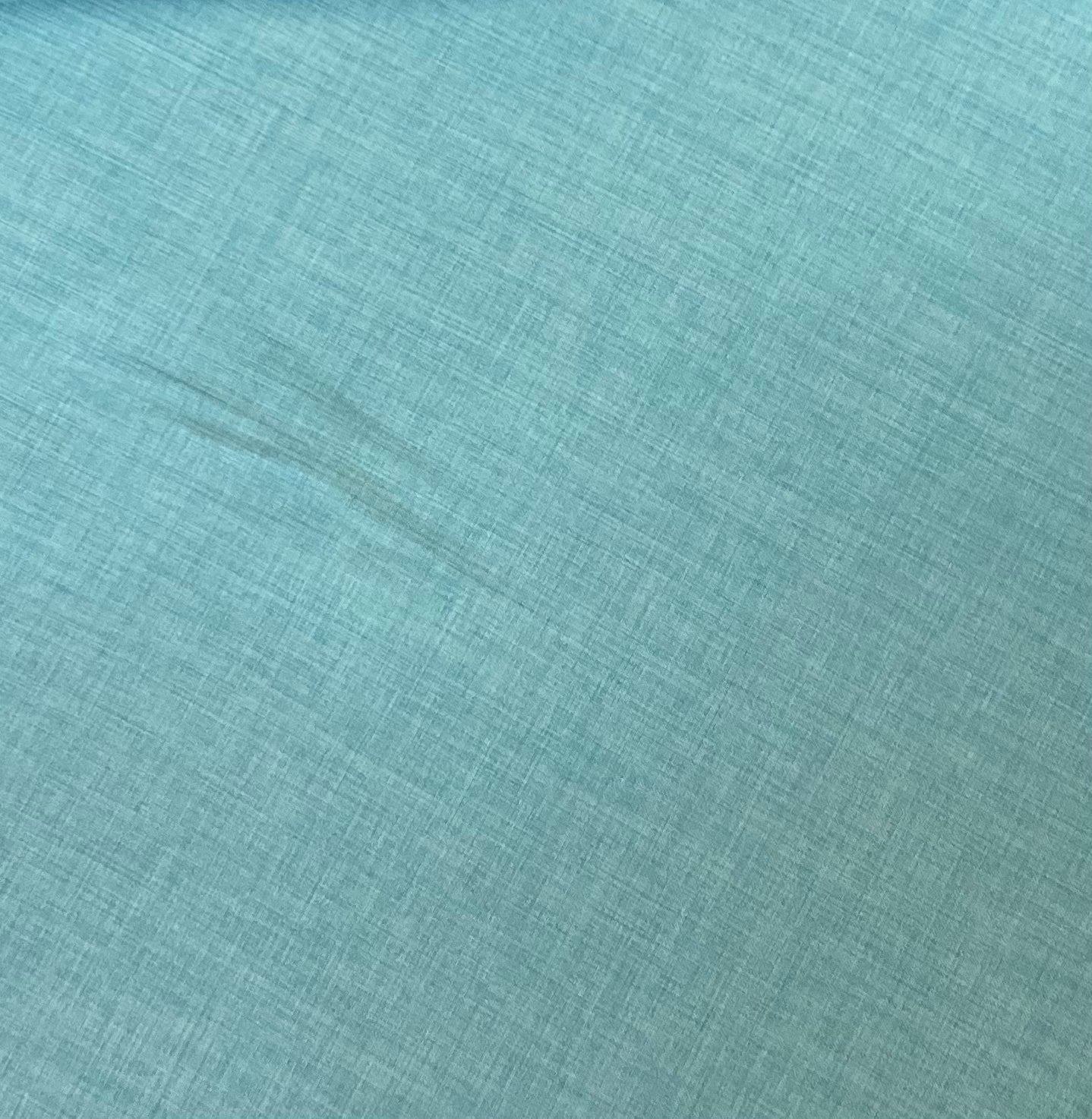 Aqua Heathered Stretch Poly Rayon Suiting