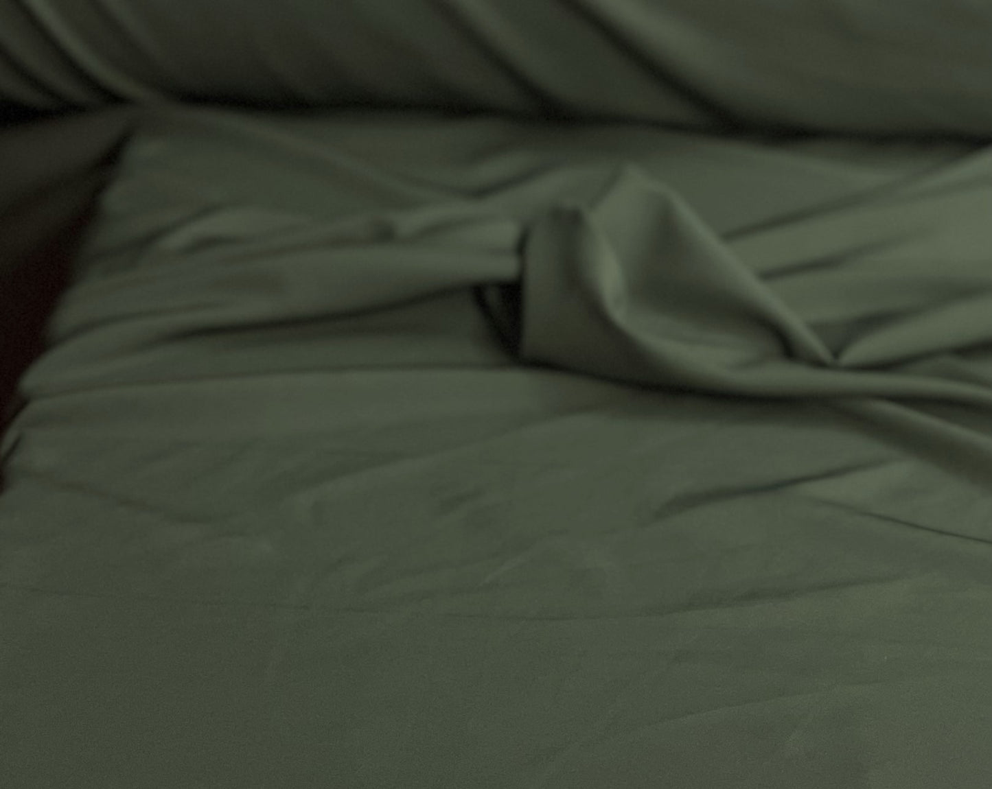 Stretch Poly Rayon Suiting - Olive Green