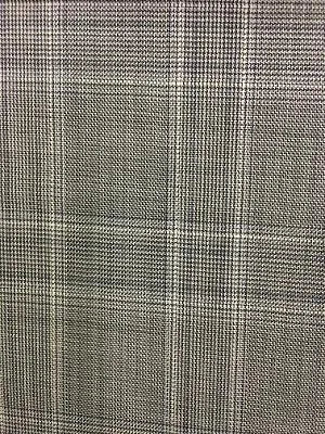 Italian Wool Plaid - Black / Gray / Off White