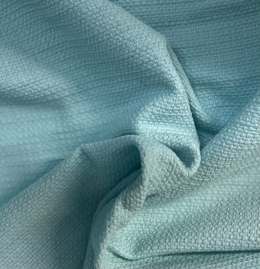 Cotton Tweed - Malibu Blue
