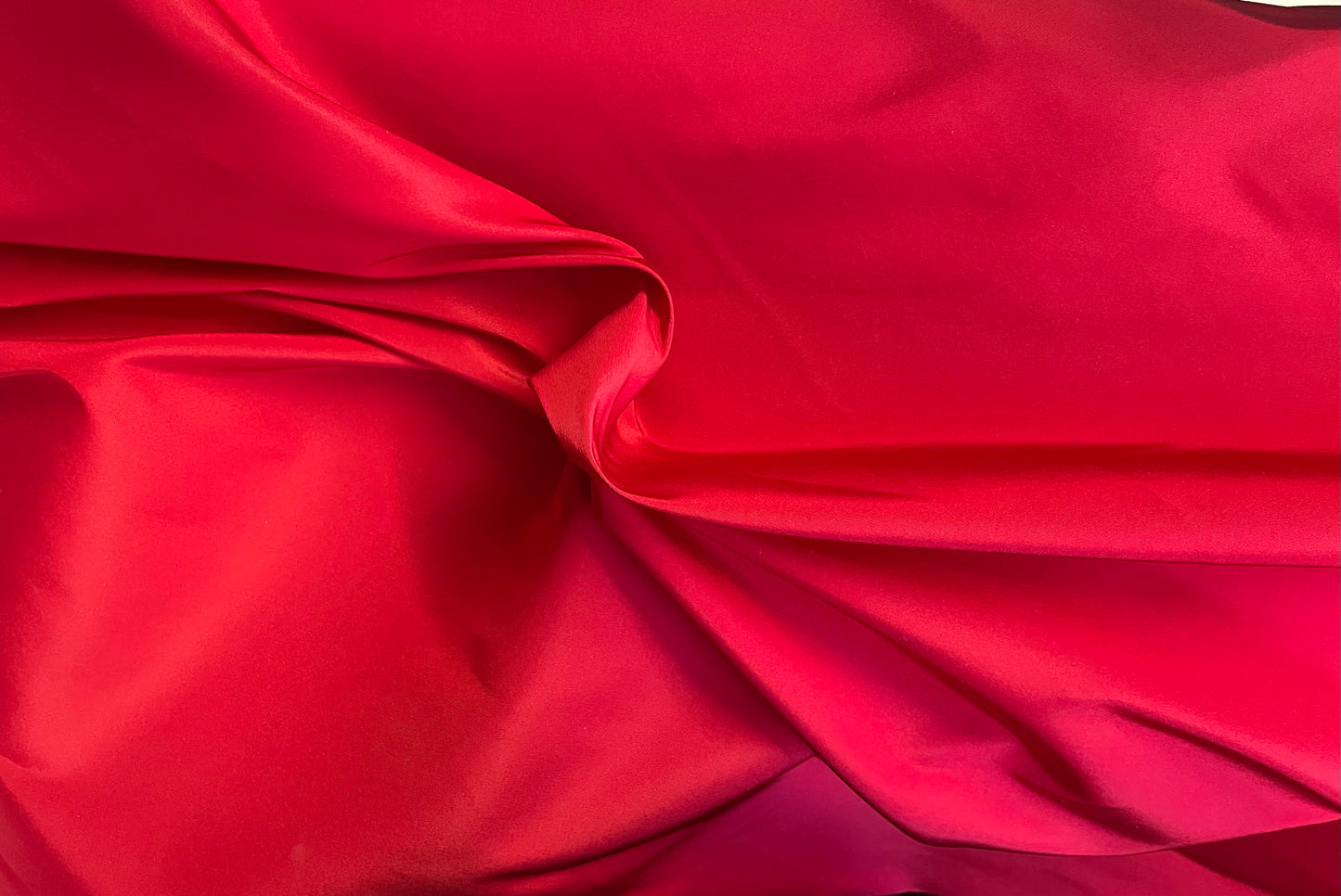 Italian Silk Faille - True Red