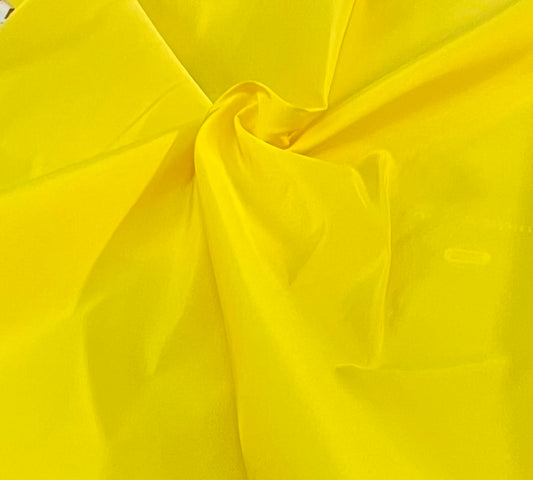 Italian Silk Faille - Dandelion Yellow