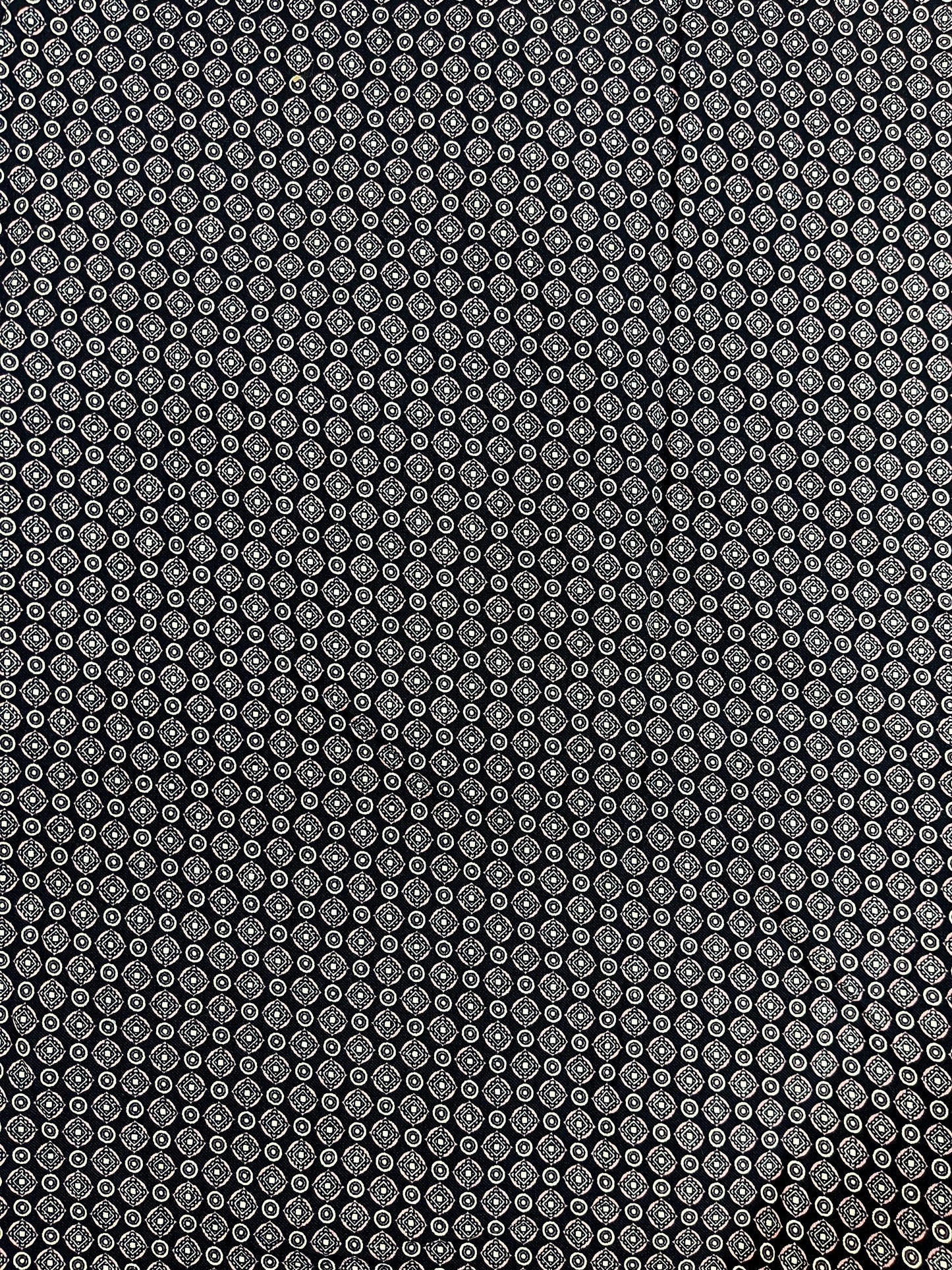 Cotton Spandex Print - Mini Geometric