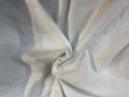 Textured Cotton & Linen Blend - Warm White
