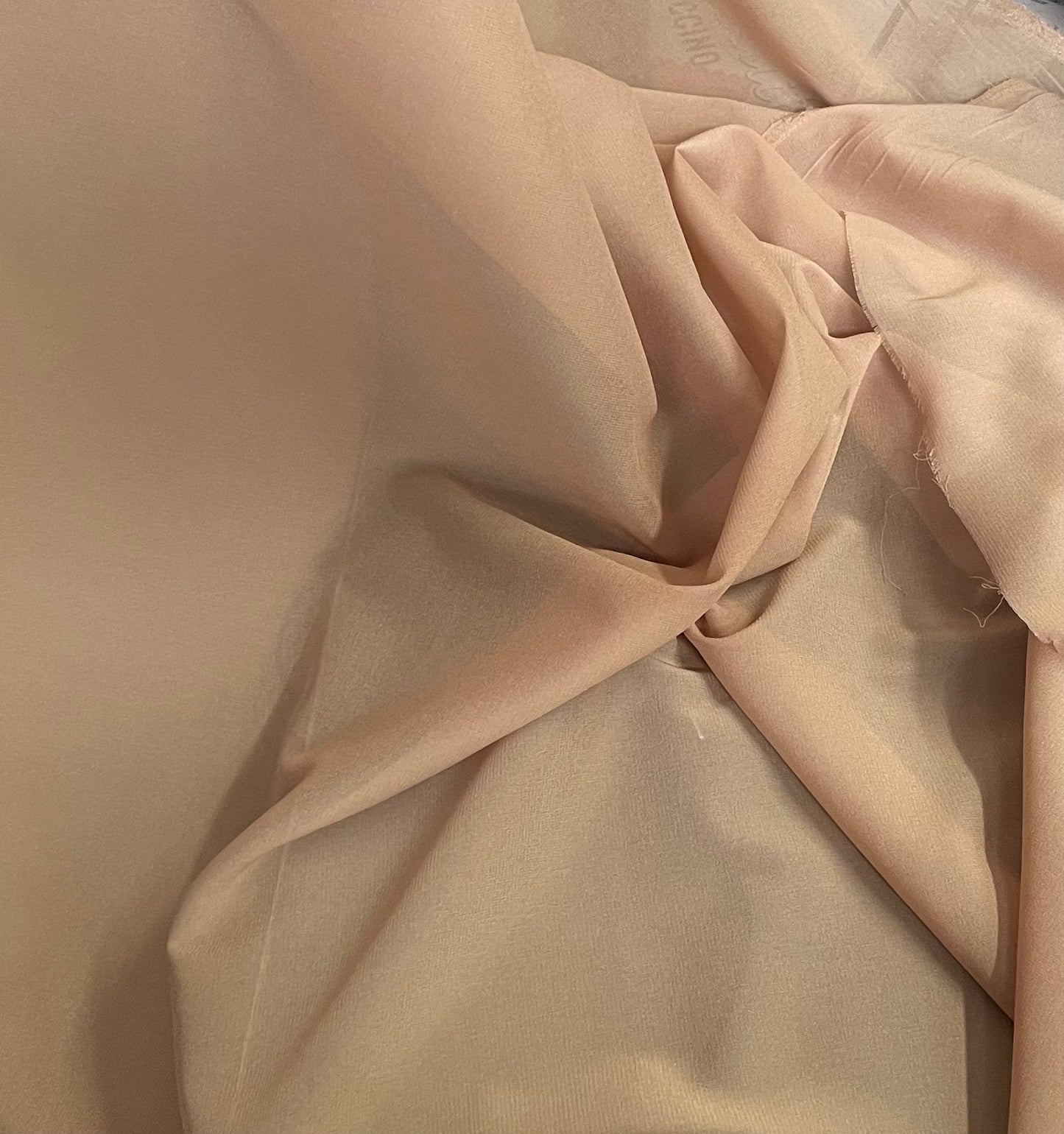 Silk Chiffon Wide Stretch - Sand Beige