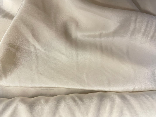 Silk Crepe De Chine - Pearl - 16mm