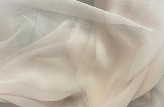 Silk Chiffon Wide - Blush Pink