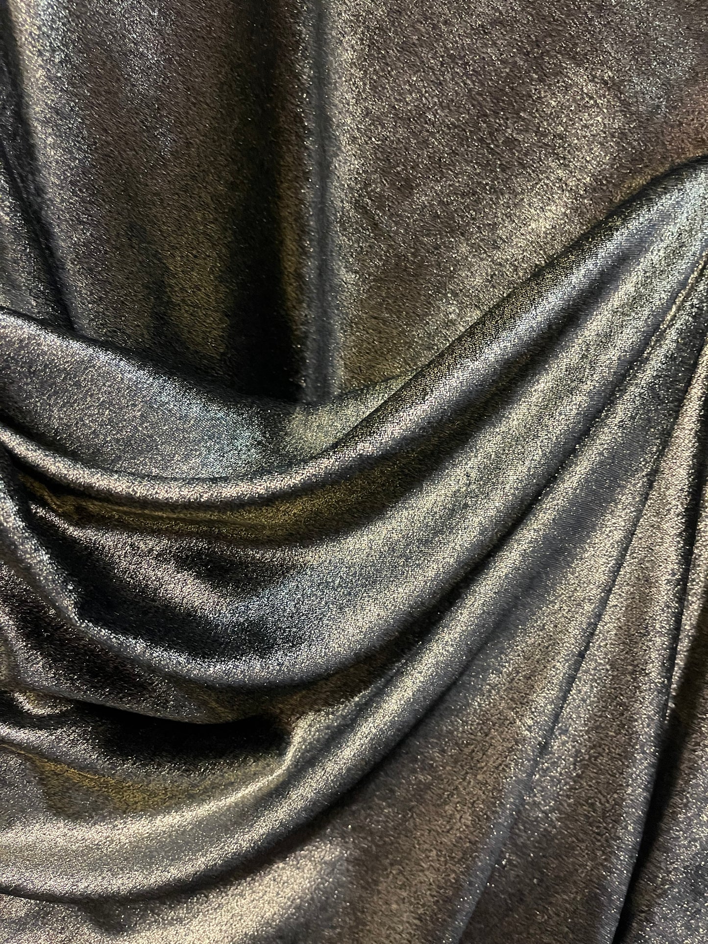 Silk Velvet - Black & Gold