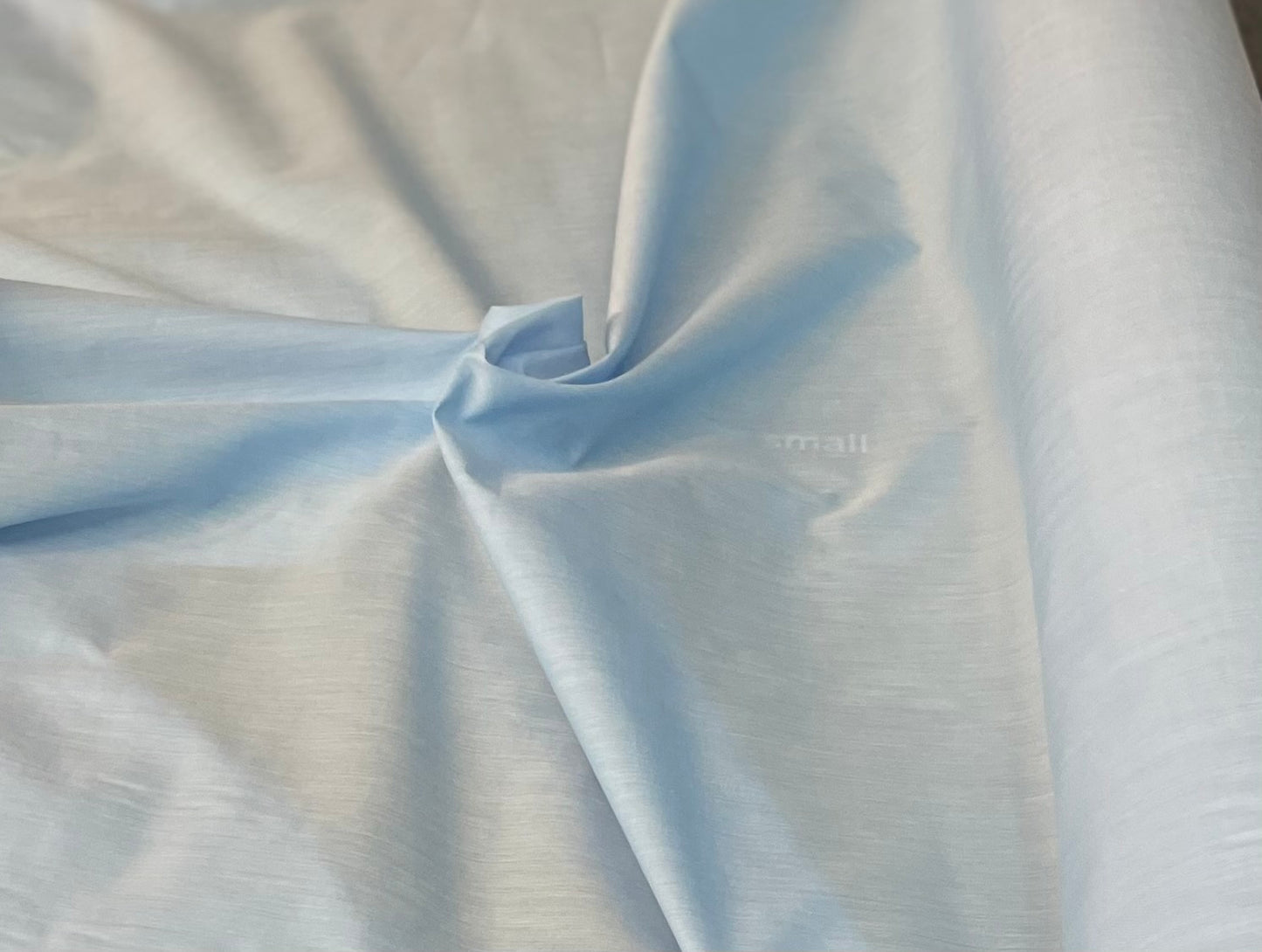 Italian Cotton Shirting - Sky Blue