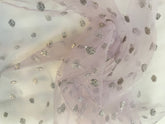 Poly Mesh - Periwinkle & Silver Lurex
