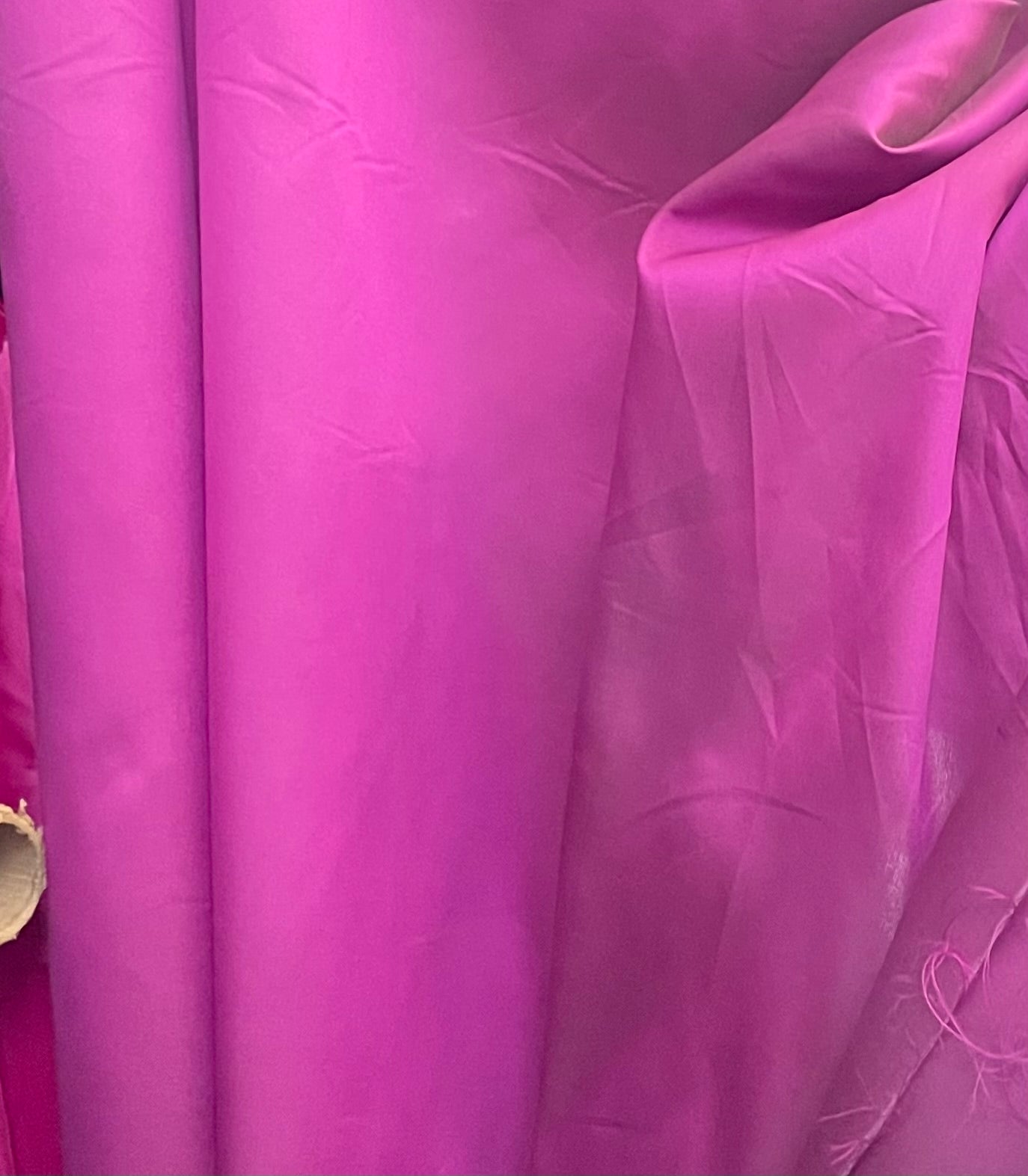 Italian Silk Blend Zibeline Satin - Orchid Purple