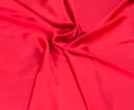 Silk Charmeuse - Valentine Red - 19mm Designer