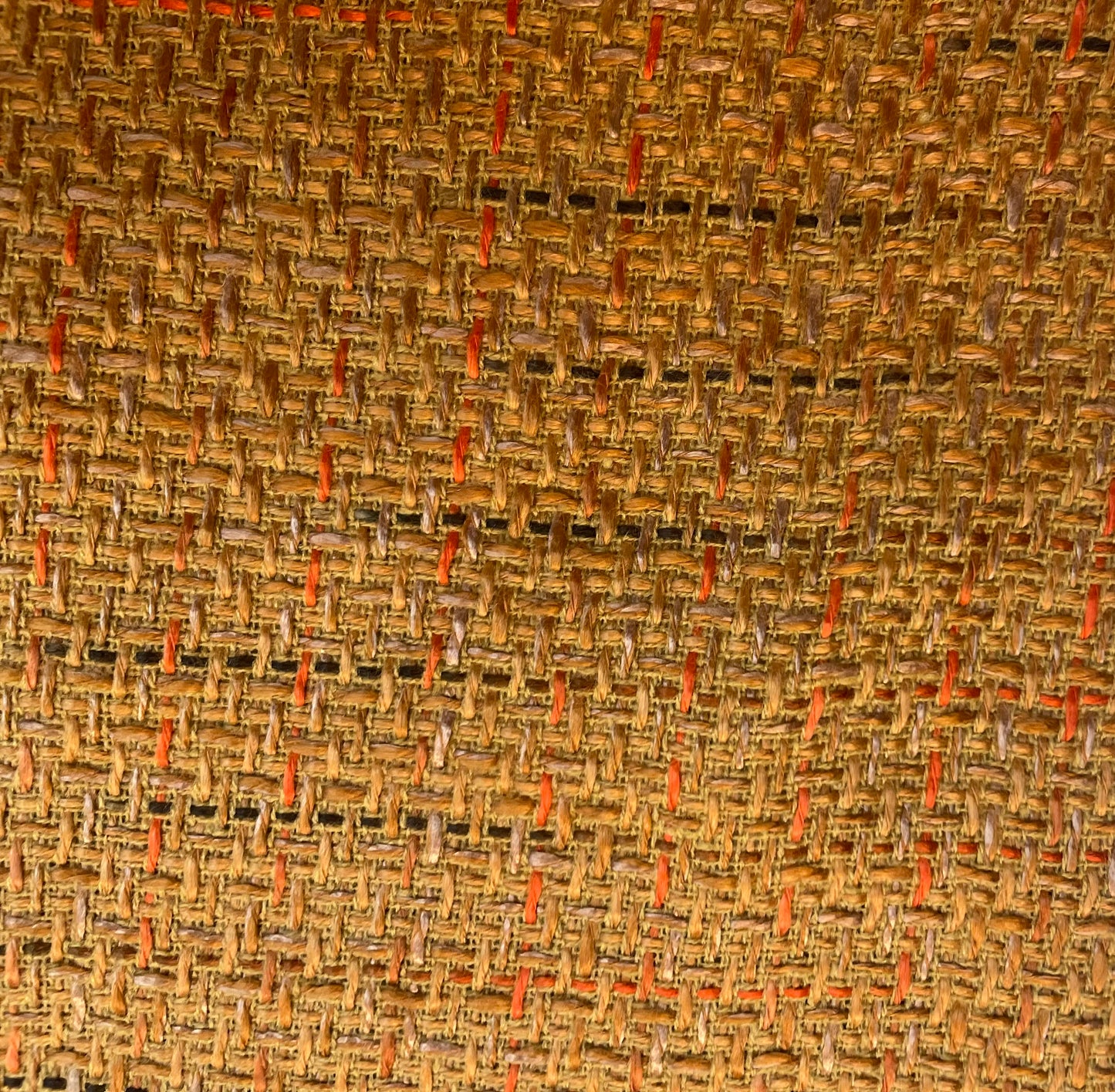 Poly Woven Boucle - Orange