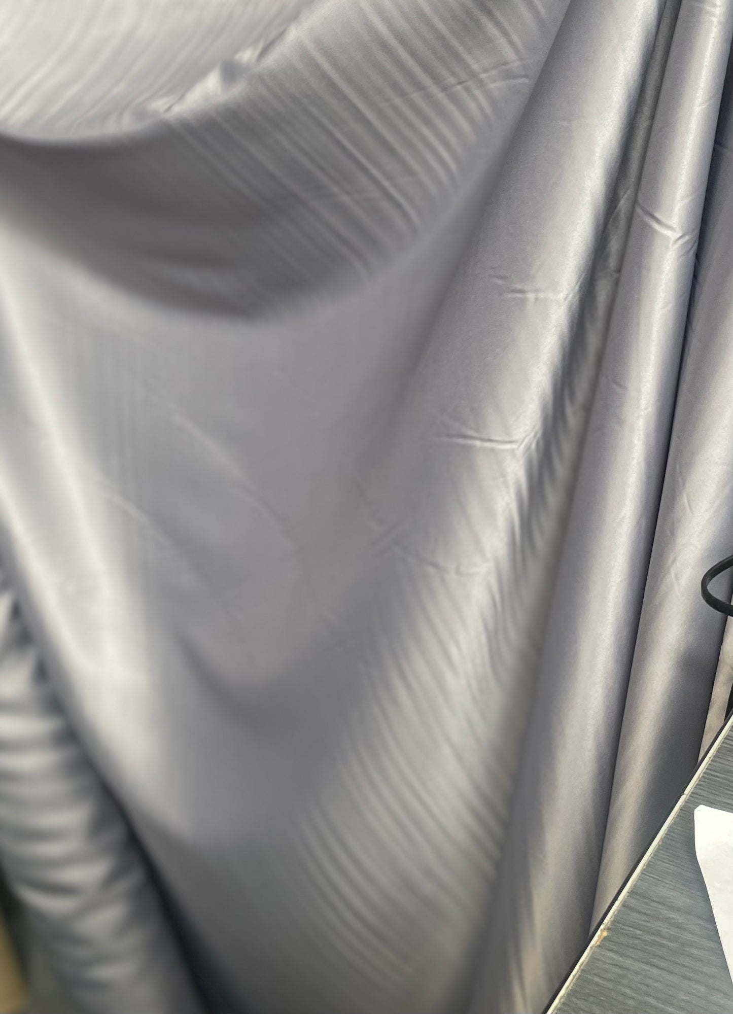 Poly Satin - Slate Grey