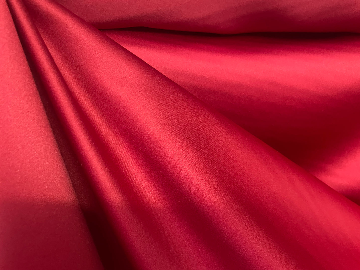 Poly Sateen - Wine Red