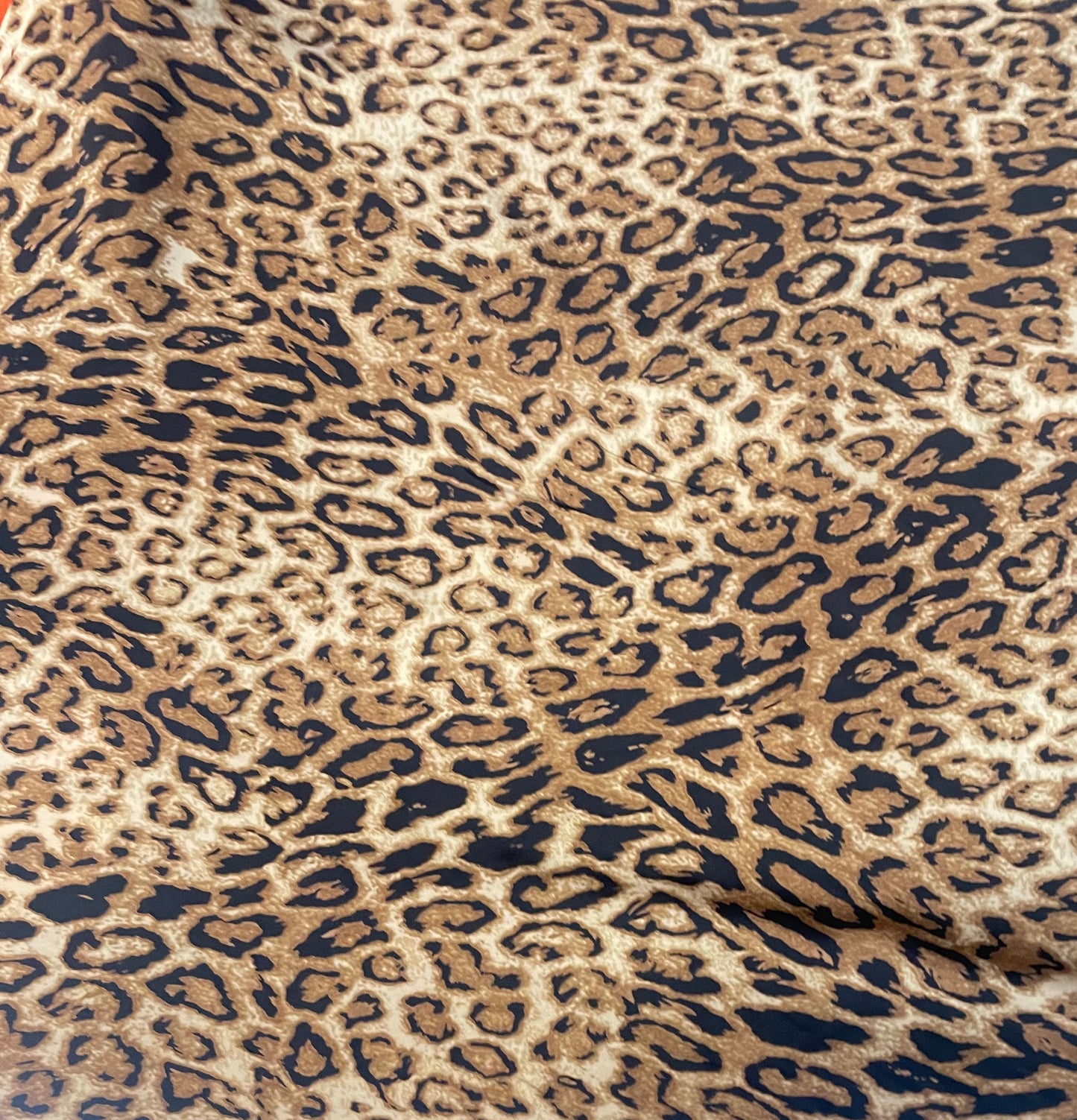 Printed Silk Crepe De Chine - Cheetah