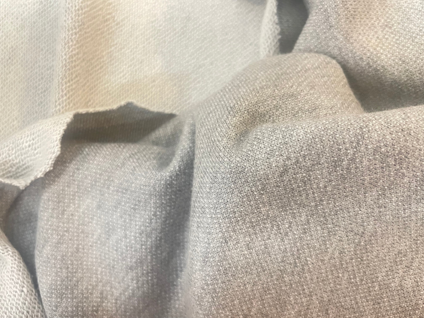 Cotton French Terry - Heather Grey