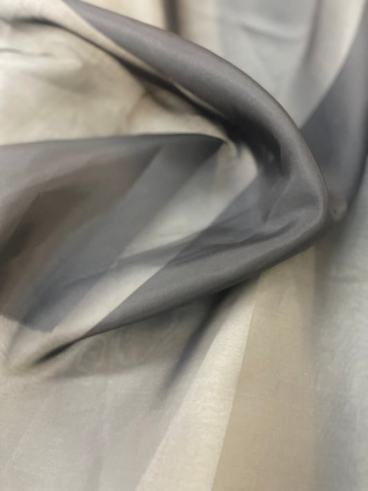 Silk Organza Wide Heavy - Jet Black