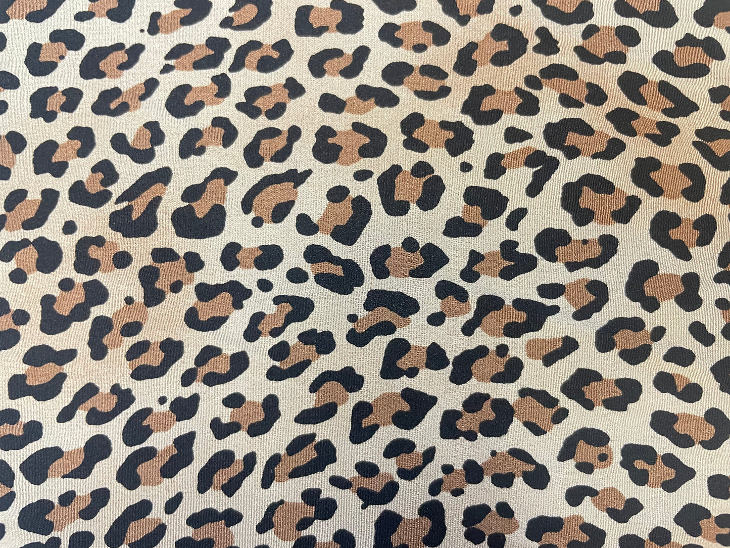 Printed Silk Crepe De Chine - Mini Cheetah