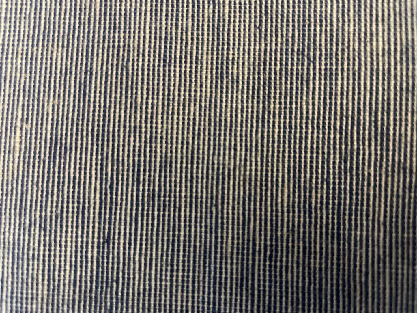 Japanese Matsusaka Stripe Cotton - White & Blue