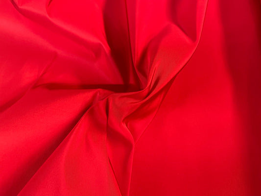 Italian Silk Faille - True Red