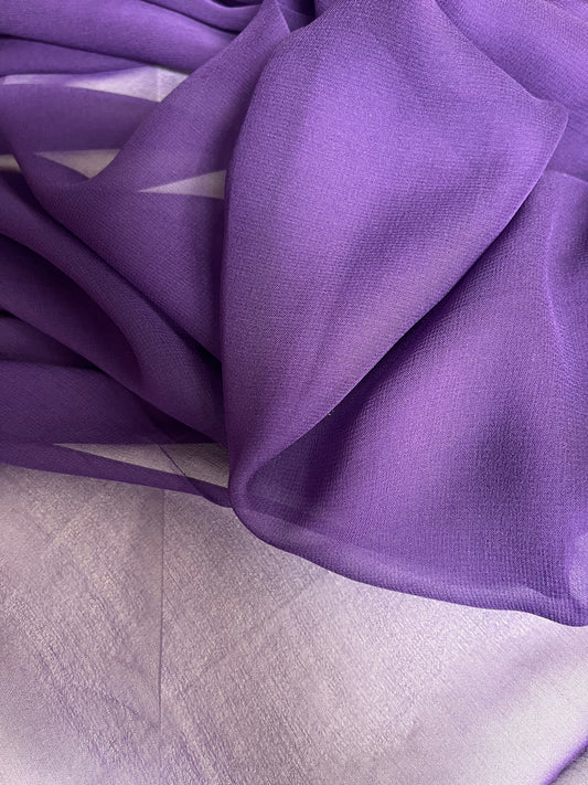 Silk Chiffon Wide - Royal Purple