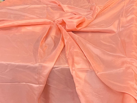 100 % Silk Wide Habotai Lining - Desert Pink