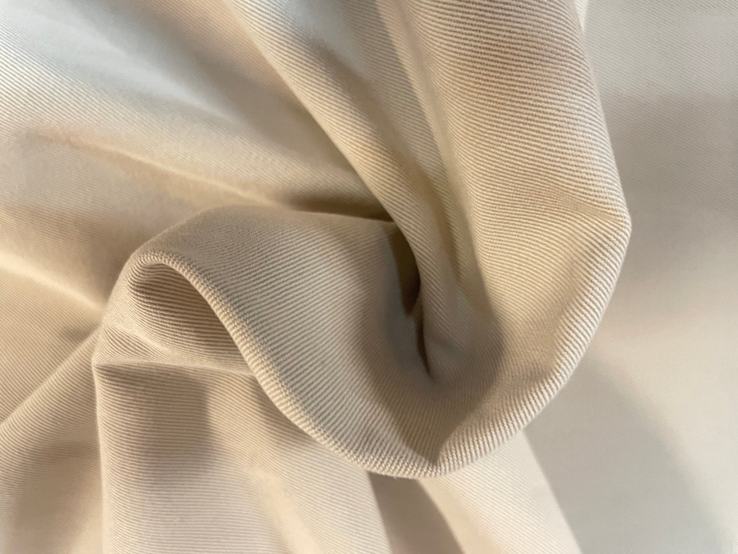 Italian Cotton Fine Twill - Ochre Khaki