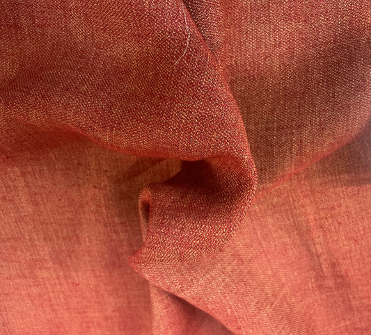 Italian Linen Iridescent - Red