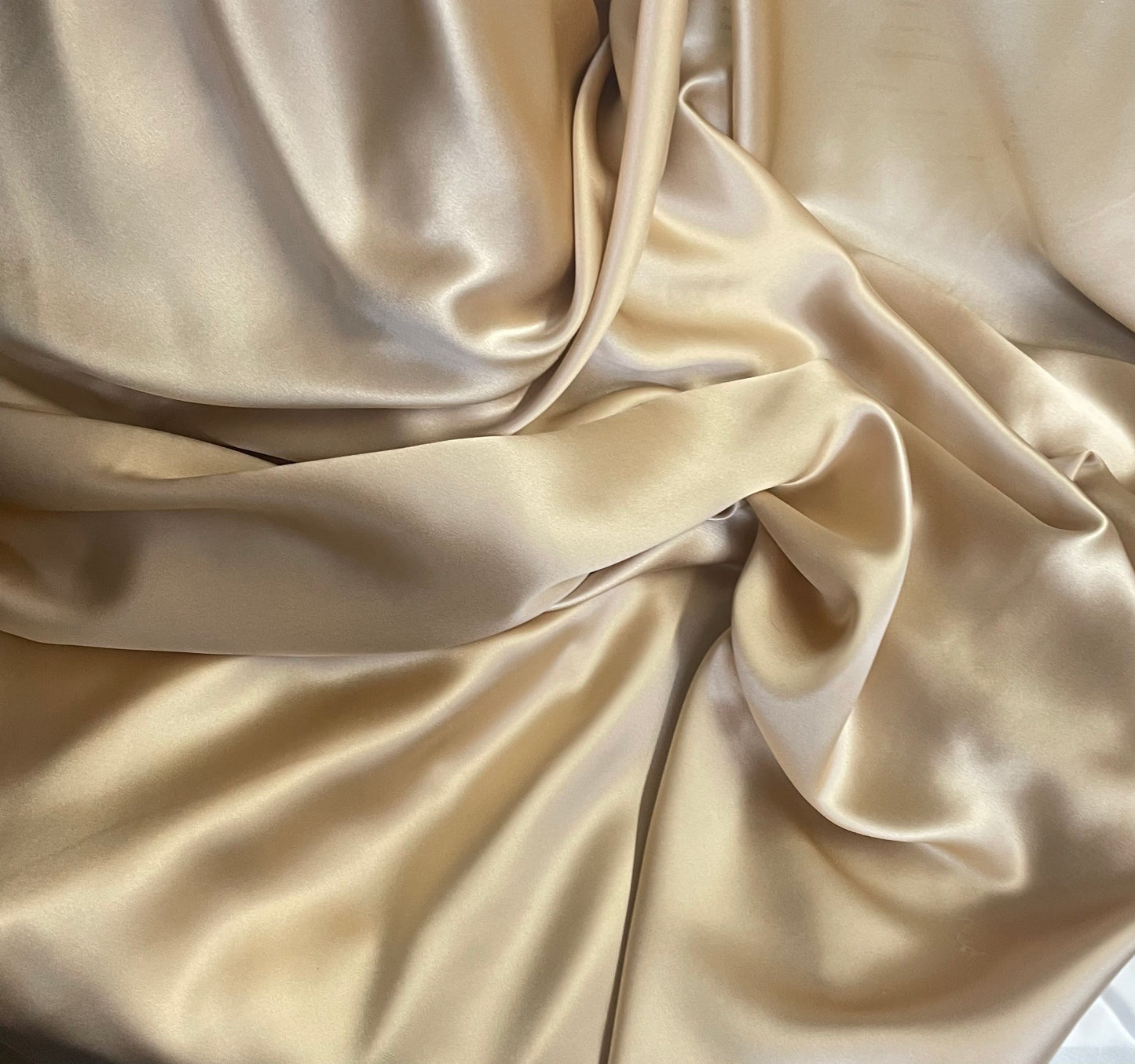 Silk Charmeuse Wide - Sand Peach - 19mm Designer