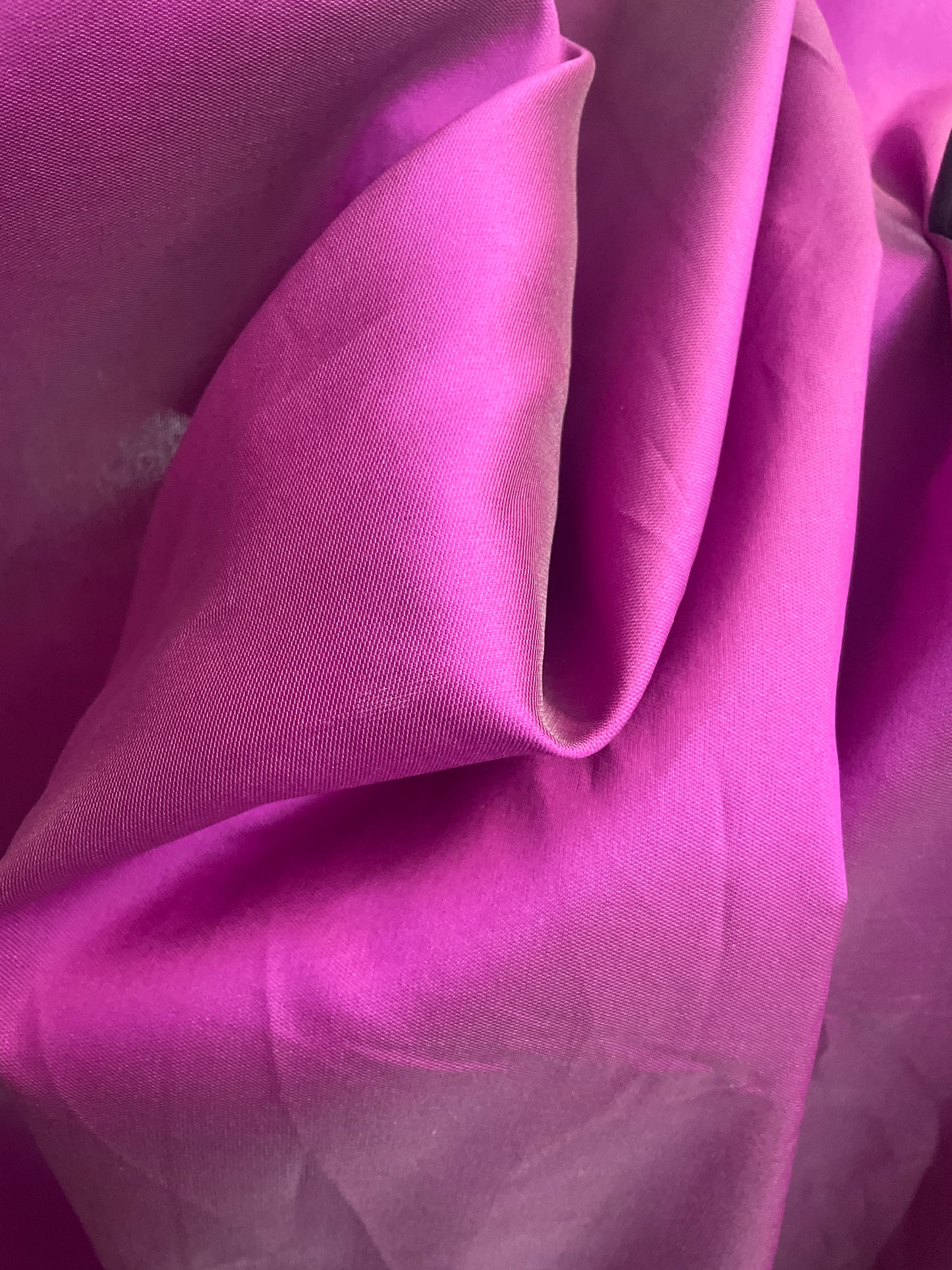 Italian Silk Blend Zibeline Satin - Orchid Purple