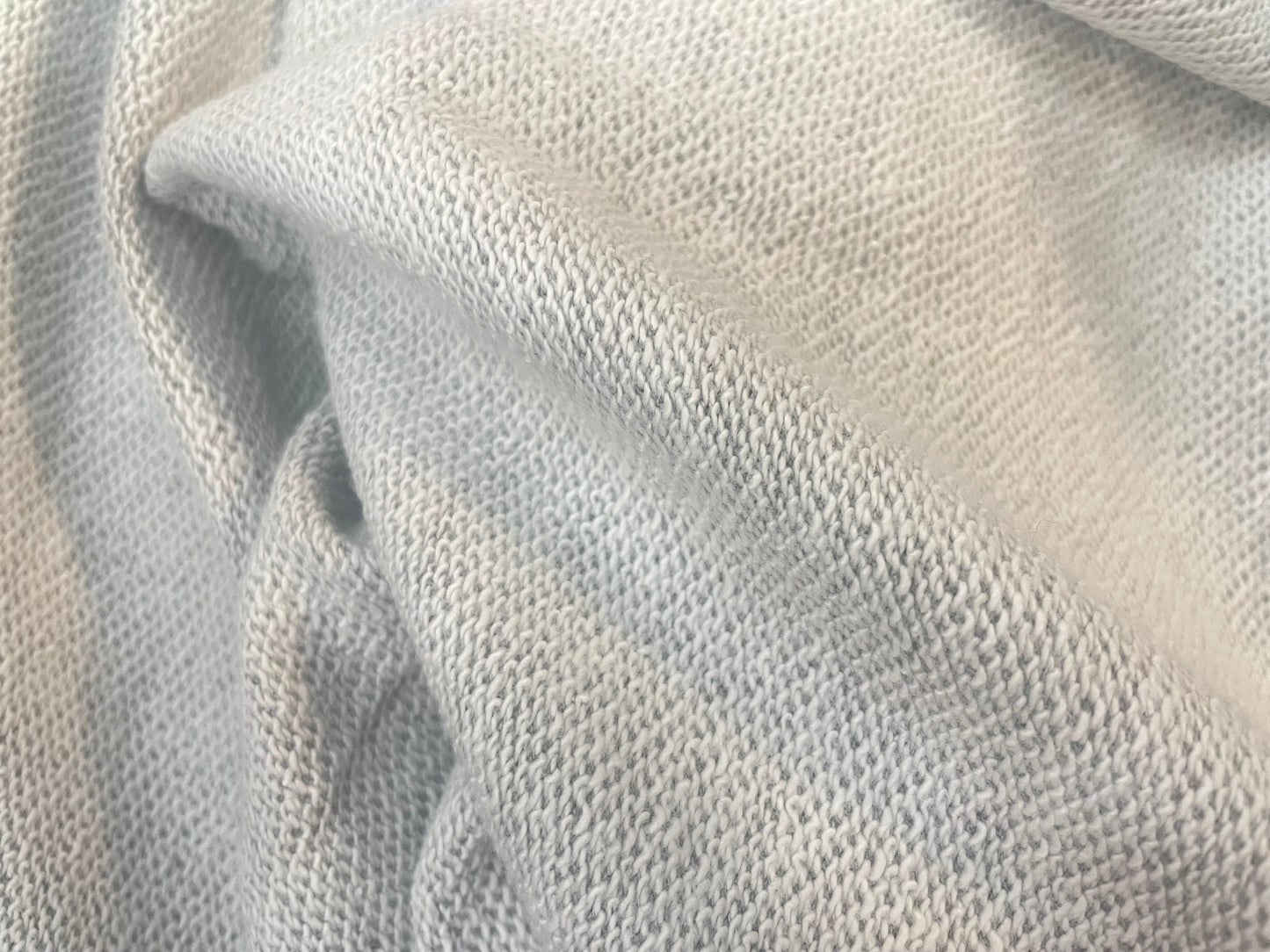 Cotton French Terry - Heather Grey