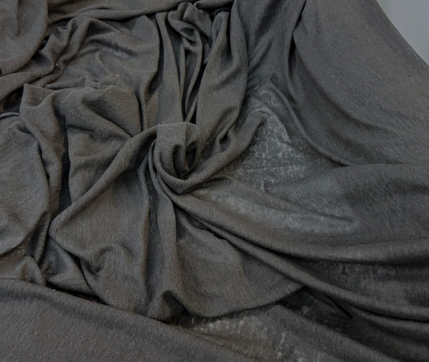 Linen Jersey - Jet Black