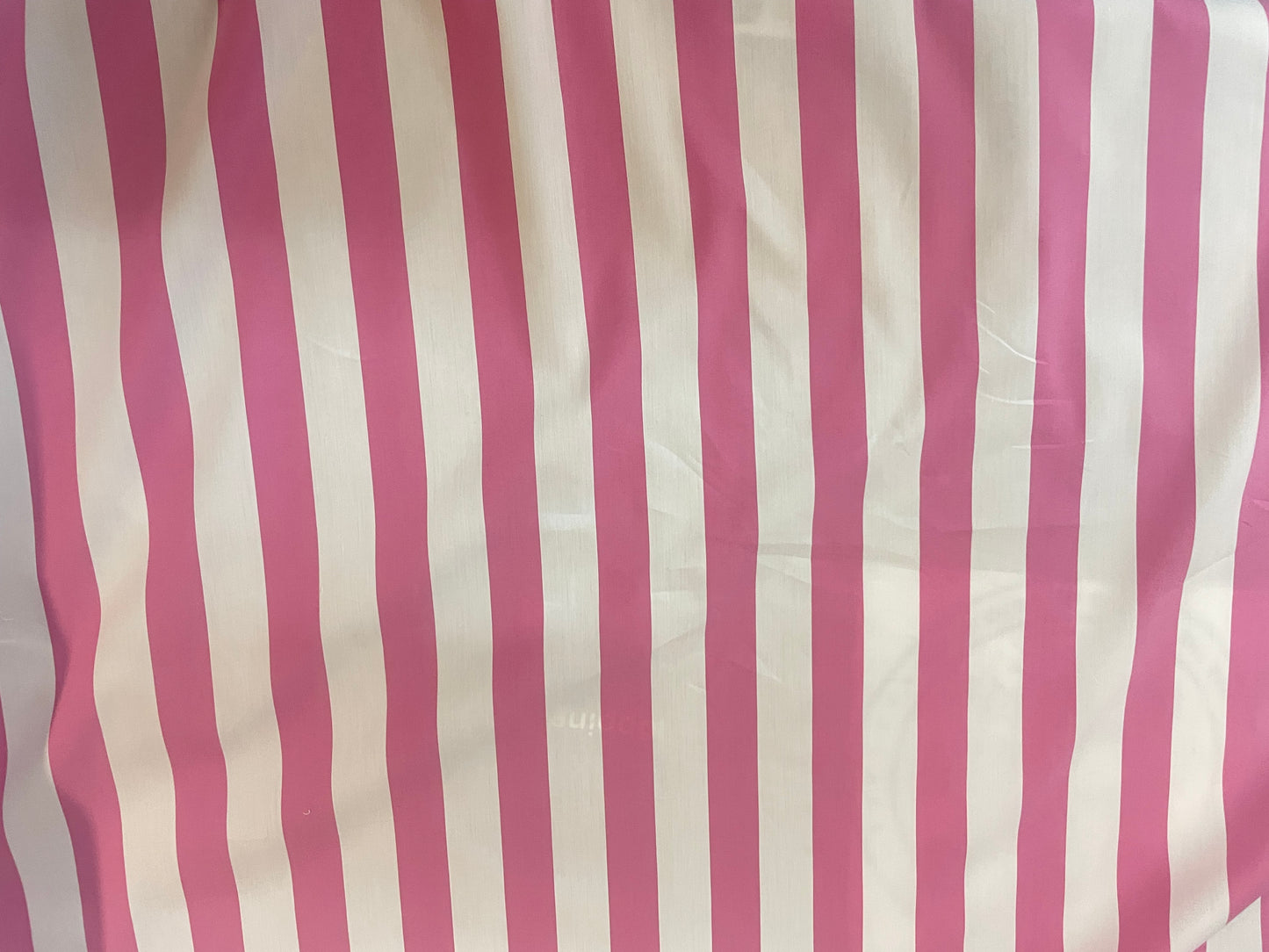 Italian Stripe Cotton Shirting - Bubblegum Pink & White