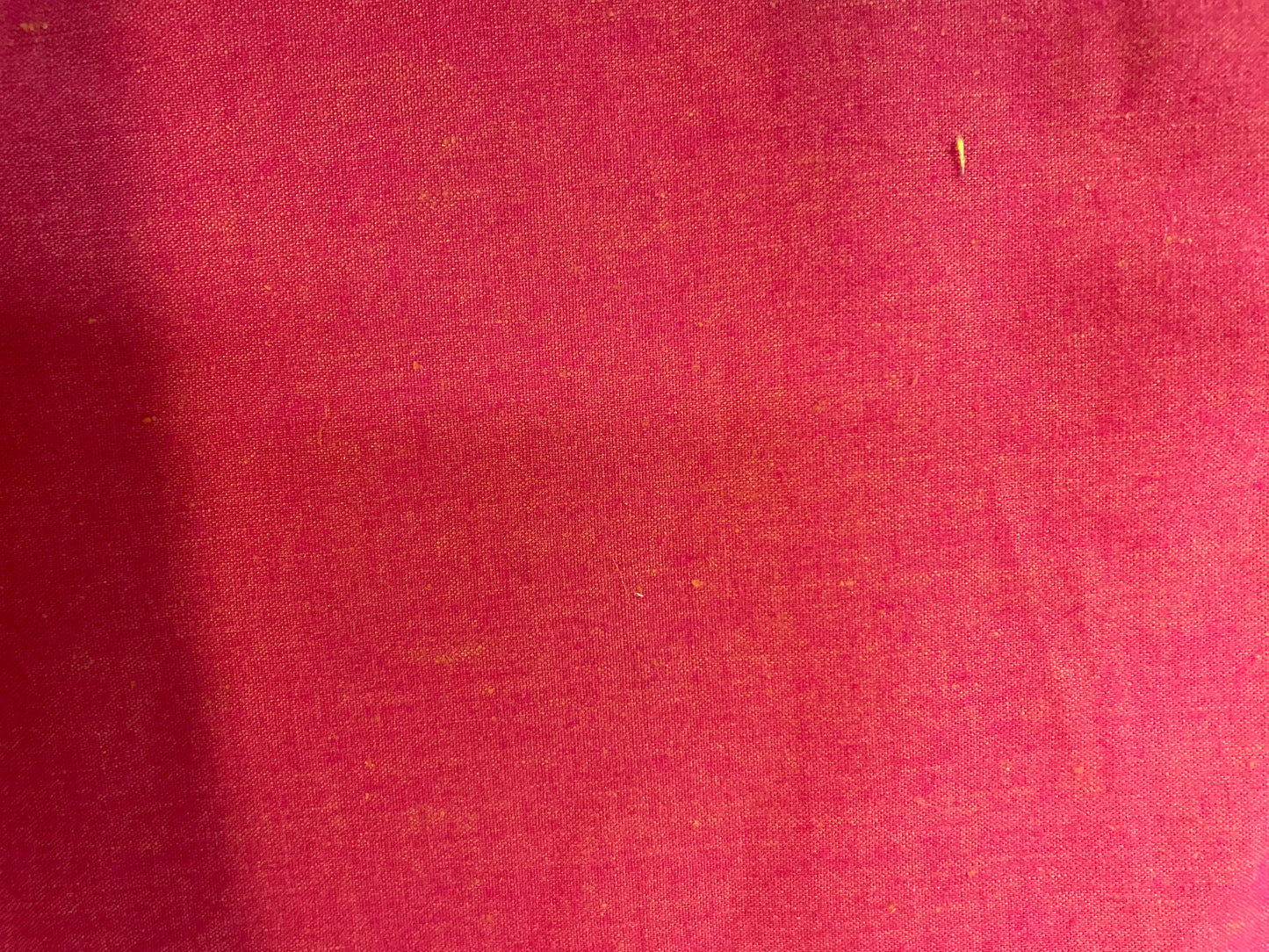 Iridescent Stretch Linen - Fushia/Orange