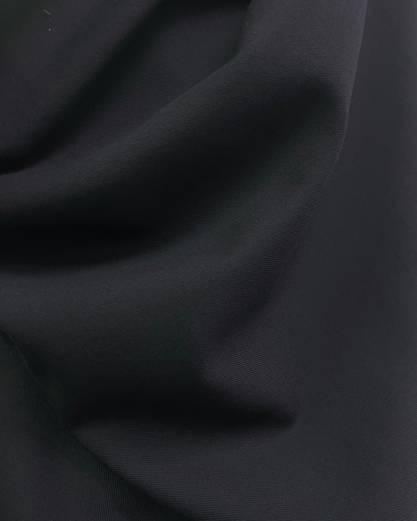 100% Worsted Twill Wool Suiting - Dark Navy